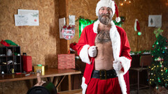 Santa fucks young gay man and comes in his tight ass