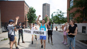 Hard marathon day for these horny blokes but they still fuck