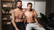 Damn fine hunk on twink fuck scene with hot anal