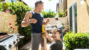 Bareback grilling with a really horny twink