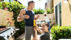 Bareback grilling with a really horny twink