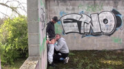 Strong outdoor gay play in the park for a sexy amateur couple