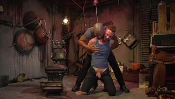 Bald black dude ass pounds male slave in ruthless kinks