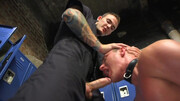 Full anal dominant makes obedient male reach shivering pleasures