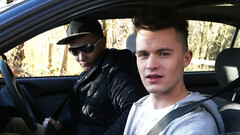 Backseat car  fuck for Shaun Mann and James Thomas