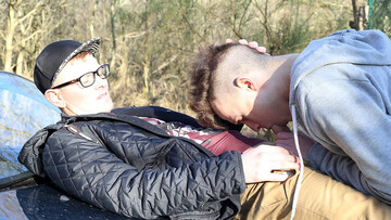 Backseat car  fuck for Shaun Mann and James Thomas
