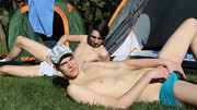 Strong camping trip ass fuck makes gay lovers provides great scenes
