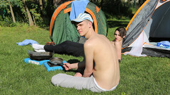 Strong camping trip ass fuck makes gay lovers provides great scenes