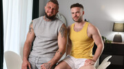 Vengeful fuck session with two kinky gay studs