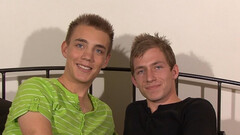 Sexy boys go full mode with their amateur webcam ass duo