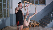 Boys play dirty BDSM games and wax their big dicks in crazy kinks