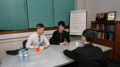Young twinks turn job interview into something more intimate