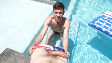 America's birthday POV with two horny patriots