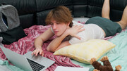 Twink on twink banging with two hotties