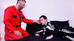 Ouija themed fuck with a submissive stepson