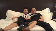 Massimo and Fabien Footeux want  foot worship and anal