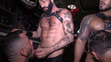 Intense banging and orgasming in one freaky threesome