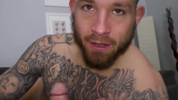 Masturbating and asking for help before the raw banging