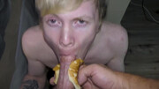 Blonde boy gets his tight butt hole enlarged in webcam kinks