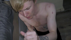 Blonde boy gets his tight butt hole enlarged in webcam kinks