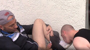 Amateur lovers share webcam anal moments in a gay duo