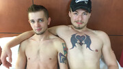 Strong anal in hotel room for twinks Chad Miles and Joshua James