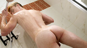 Twink gets out of the shower and immediately hops on a dick