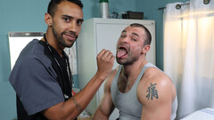 Strong bareback anal in the hospital for Jay Alexander & Jaxx Thanatos