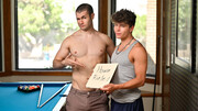 Hot living room couch sex with insolent Drake Von and Kyler Drayke