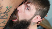 Loud glory hole anal by the locker room for King Cuba and Buck Richards