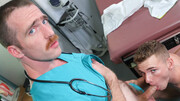 Doctor teases twink and fucks his ass in amazing positions