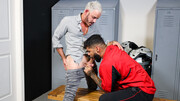 Muscular men share locker room anal kinks in supreme positions