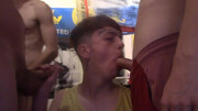 Teens with hard dicks are fooling around in the dorm