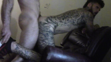 Inked superwhore getting fucked from behind