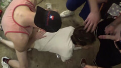 Horny bottom is happy to service just about every cock