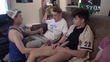 Hot guys doing kinky things with hard dicks