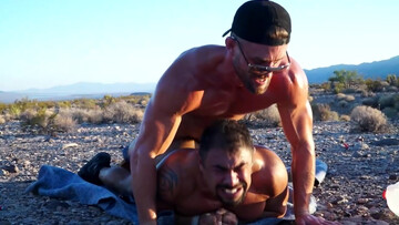 Dessert banging for hot lads Draven Navarro and Ryan Rose