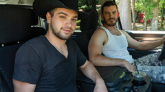 Erotic anal in the woods for Vander Pulaski and Johnny Rapid