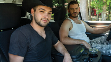 Erotic anal in the woods for Vander Pulaski and Johnny Rapid