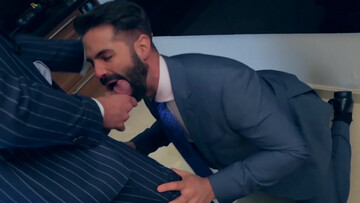Deepthroating his huge cock and eating out his asshole