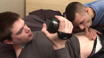 The inexperienced teen is recorded by his slutty friend