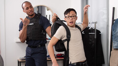 Trent King and Dane Jaxson banging in the backstage