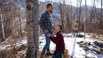 Twink pulls down his jeans for a hefty dose of dick in the right hole