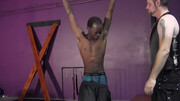 Black male slave is ready to receive his sexual punishment