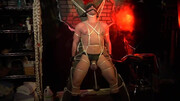Hot male stands in ropes, fully restrained and ready for his anal punishment