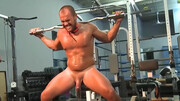 Sporty male slave works out for his master in pure BDSM kinks