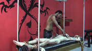 Inked amateur lad endures rough BDSM moments in the kinkiest scenes