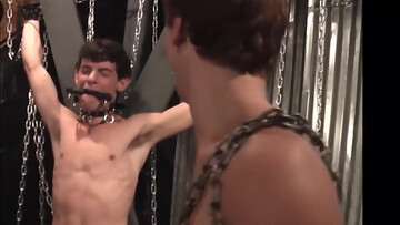 Amateur BDSM makes young gay lovers crave anal