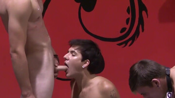 Sexy boys play dirty role games in BDSM fetishes