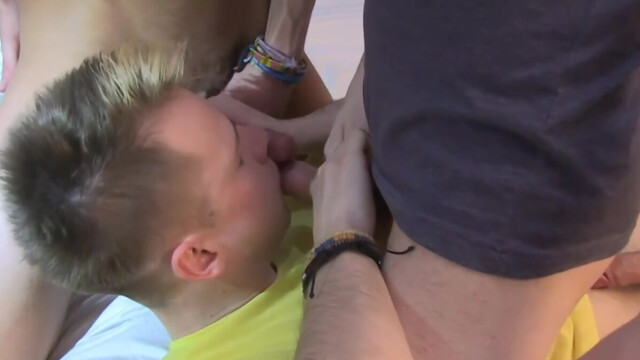 Lustful boys pose hot in hotel room when they fuck in crazy scenes